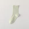 Calcetines para Mujer para Primavera y Verano, Delgados y Transpirables, Calcetines Blancos de Malla hasta la Pantorrilla, Calcetines Zhuji, Fábrica de Origen Zhuji