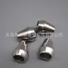 Suministro puntual ABS plástico galvanizado Imitación metal negro pistola cuerda Hebilla Agujero pequeño 5mm Campana Accesorios para ropa