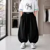 Pantalones Finos de Verano Anti-Mosquitos, Pantalones Casuales para Niños y Niñas, Pantalones de Protección Solar, Pantalones Jogger de Corte Holgado, Pantalones Linterna, Pantalones Largos Estilo Coreano para Niños Mayores