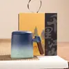 Copo de Separação de Chá Copo de Chá de Escritório Copo de Chá com Filtro de Cerâmica Copo de Chá Souvenir de Feriado de Negócios para Empresa Masculina