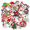 50 Adesivos de Grafite de Papai Noel de Natal Bagagem Copo de Água Laptop Adesivos À Prova D'Água