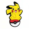 Desenho Animado Pokemon Fofo Pikachu Sapatos de Furo Flor de Sapato Fivela de Sapato Cola Macia DIY Acessórios para Sapatos Amazon Atacado