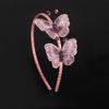 Diadema Bordada de Mariposa Estilo Coreano para Mujer, Diadema Hecha a Mano Pura, Accesorio para el Cabello Coreano, Dulce Pinza para el Cabello, Accesorio para el Cabello de Adulto, Versátil
