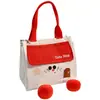 Bolsa de Almuerzo de Papel de Aluminio Engrosado con Asa, Bolsa Bento Pequeña con Forma de Casa para Oficinistas, Caja de Almuerzo Grande, Bolsa Térmica Portátil de Alto Valor Estético