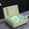 Taza de pescado celadón traje de juego de té kung fu oferta especial ventas de negocios regalo de festival regalo de cerámica hecho a mano para bienes raíces al por mayor