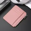 Tarjetero de una pieza para hombre ultradelgado tarjetero para monedas bolsa para tarjetas de identificación ranura para tarjetas tarjeta bancaria licencia de conducir fabricante transfronterizo