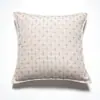 Funda de Almohada Tejido Cruzado de Lino Atmósfera Otoñal Estilo Borde Prensado Simple y Fácil de Combinar Espesada Lujo Ligero Almohada de Sofá para Sala de Estar