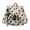 Mochila Nueva Estilo Coreano Ins Moda Lunares 2026 Modelo Nuevo Decoración Sencilla con Correa Gran Capacidad Bolso de Hombro Axila