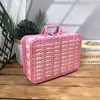 Caja de ratán vintage empaque de regalo de boda caja de ratán almacenamiento de Navidad bolso de mano de ratán caja de regalo de ratán