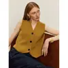 Esencial de Aspecto Capas MARUS: Chaleco de Punto Cálido de Lana Merino para Todas las Estaciones