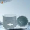 Pote de Creme Cinza Redondo 50Gpp, Pote para Creme Facial, Pote para Removedor de Maquiagem, Pote Cosmético Recarregável, Pacote de Reposição