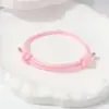 Pulsera de Cuerda Milanesa, Sencilla y se Puede Usar para Colgar Accesorios, Nueva Serie de Colores Dopamina, Pulsera Personalizada de Hilo Milanesa de Colores