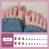 Fábrica de arte para uñas venta caliente uña del pie personalizada uña uña uña uña parche para uñas ultra-delgado desmontable portátil uñas postizas