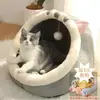 Nueva Casa para Gatos de Cuatro Estaciones Casa para Gatos Gigi Casa para Perros Verano Villa para Gatos Semi-Cerrada Casa de Conejo Rosa Casa para Perros
