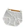 Pantaletas de seda helada Lyocell para mujer con entrepierna antibacteriana de seda de morera, estilo japonés, lunares, cintura media, talla grande, con lazo