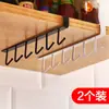 Kitchen Wrought Iron Storage Rack under Cabinet Hanging Storage Hook Traceless Cabinet Door Storage Hanging Organizer Rack Hanger