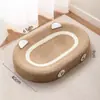 Tabla Rascadora de Sisal de Moda para Gatos, No Suelta Pelo, Cama y Rascador Ovalado Duradero para Gatos Combinados, Juguete Rascador para Gatos que No Suelta Pelo
