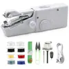 Máquina de Costura Portátil de Mão Cs101B Handystitch Multifuncional Doméstica Mini Elétrica