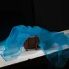 Tela de malla de hilo de niebla de hadas ins, suave, hecha a mano, bricolaje, color sólido, velo de encaje, tela de tul transparente para ropa