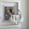 Bolso de Hombro Casual de Moda Primavera 2026 para Mujer con Hebilla de Cinturón de Moda, Bolso Cruzado de Nicho para Viajes