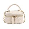 2022 Nuevo Estilo Bolso Caja Chanel Texturizado Bandolera Bolso de Cadena Celebridad de Internet Hombro Compras Mini Bolso Cosmético