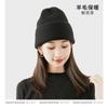 MEETSUNNY gorro de punto de algodón sin visera para invierno, gorro de punto cálido de lana para mujer, gorro de lana cálido de invierno