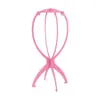 Soporte para peluca soporte para cabello soporte para peluquería plástico plegable herramienta de cuidado accesorio soporte para cabeza