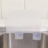 Taza de succión doble para cocina, protector de agua transparente a prueba de salpicaduras para cocina, tabla a prueba de salpicaduras para cocina