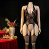 Yuedie Ropa de Malla Sexy Transfronteriza Sexy Body de Tirantes de Encaje Coqueto Lencería Sexy Deseo Puro Europeo y Americano Yd251004