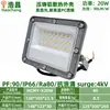 Foco Impermeable para Exteriores Ultra Brillante, Foco de Alta Potencia de Voltaje Amplio, Luz de Proyección de Ingeniería Certificada CE para Exportación Transfronteriza