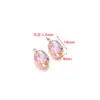 Colgante de Acero Inoxidable Cristalino Cilíndrico Rombo Piedra Transfronterizo Accesorios para Collar Pulsera Pendientes DIY Venta al por Mayor