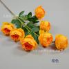Peonía Exquisita de 7 Cabezas Estilo Escandinavo Peonía Accesorios Artificiales para Boda Material de Flor Decoración de Hotel Flor de Rama Alta Decoración Suave para el Hogar