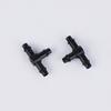 Conector de T Plana 4/7 Micro Aspersión Eliminación de Polvo Accesorios de Riego de Jardín T Positiva 4/7 Accesorios de Riego por Aspersión