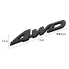 Modificação de carro Adesivo de carro 4WD tração nas quatro rodas em tempo integral motor de alta cilindrada AWD off-road V6 emblema lateral V8 4*4 emblema de metal para a traseira do carro