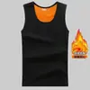 Chaleco de Vellón Dorado Otoño e Invierno para Hombre Chaleco Cálido de Terciopelo Plus Ropa Interior Cálida para Hombre Camiseta Base para Hombre