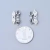 Cuentas Espaciadoras Pequeñas de Vajra y Mazo de Plata Esterlina S925, Accesorio para Pulsera Bodhi DIY de Herramienta Ritual Estilo Retro Chino Tíbet