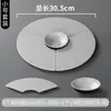 Prato de Louça de Melamina Imitação de Porcelana Prato de Jantar de Plástico Travessa Prato para Churrasco Prato de Sushi Prato Criativo para Fondue Prato para Pratos Comerciais