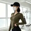 Camiseta básica con cuello polo para mujer, estilo coreano otoño e invierno, top interior sexy ajustado, camiseta de manga larga de moda para mujer, estilo 'hot girl'