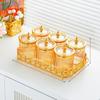 Frasco de plástico sellado para almacenamiento de granos, cocina, alimentos, transparente, apto para aperitivos, productos secos, té.