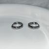 Pendientes de estrella de cuatro aristas, diseño de nicho, pendientes de anillo que combinan con todo, pendientes de circonita únicos de alta calidad, hebilla de oreja apilada personalizada