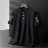 Envío Rápido Camisa Polo de Manga Corta para Hombre Casual con Cuello Camisero Verano Manga Media Holgada Transpirable Top Versátil