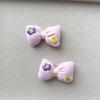 Súper Dulce Flor Dopamina Color Algodón Lazo Tela DIY Accesorios Horquilla Funda para Teléfono Móvil Bolso Zapatos y Calcetines