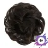 Acessórios de cabelo para peruca de anel de cabelo multicolorido para comércio exterior europeu e americano, anel de cabelo cacheado bagunçado fofo da moda, prato de noiva, cachos de cabelo