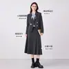 Chaqueta de Traje Corta para Mujer Petite Primavera y Otoño 2025 Nuevo Profesional Formal de Gama Alta Elegante Conjunto de Traje Vestido
