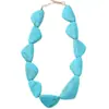 Collar de Resina Geométrico Irregular de Doble Capa con Forma de Y de Diseño de Nicho Transfronterizo Europeo y Americano Cadena de Suéter de Moda