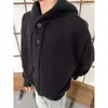Nuevo suéter con capucha de punto Otoño/Invierno 2026, unisex, corte holgado, estilo casual, versátil y relajado