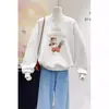 Sudadera talla grande para mujer, nuevo estilo popular otoño 2026, diseño holgado y adelgazante, única y moderna, chaqueta superior con forro polar