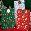 Bolsa de regalo de Navidad, bolsa de embalaje de regalo, bolsa de papel plana de Papá Noel de Amazon, bolsa de embalaje de manzana de Nochebuena