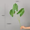 Planta Verde Simulada Taro, Arrurruz, Hoja de Tortuga, Decoración para Hogar Interior Bodas, Paisajismo con Hojas, Muro de Plantas, Accesorios para Arreglos Florales