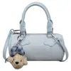 Bolsa de Hombro Bordada con Cerezas Nueva y Elegante 2026 Transfronteriza Bolso Almohada Nuevo para Primavera/Verano Bolso de Mano Boston Cruzado